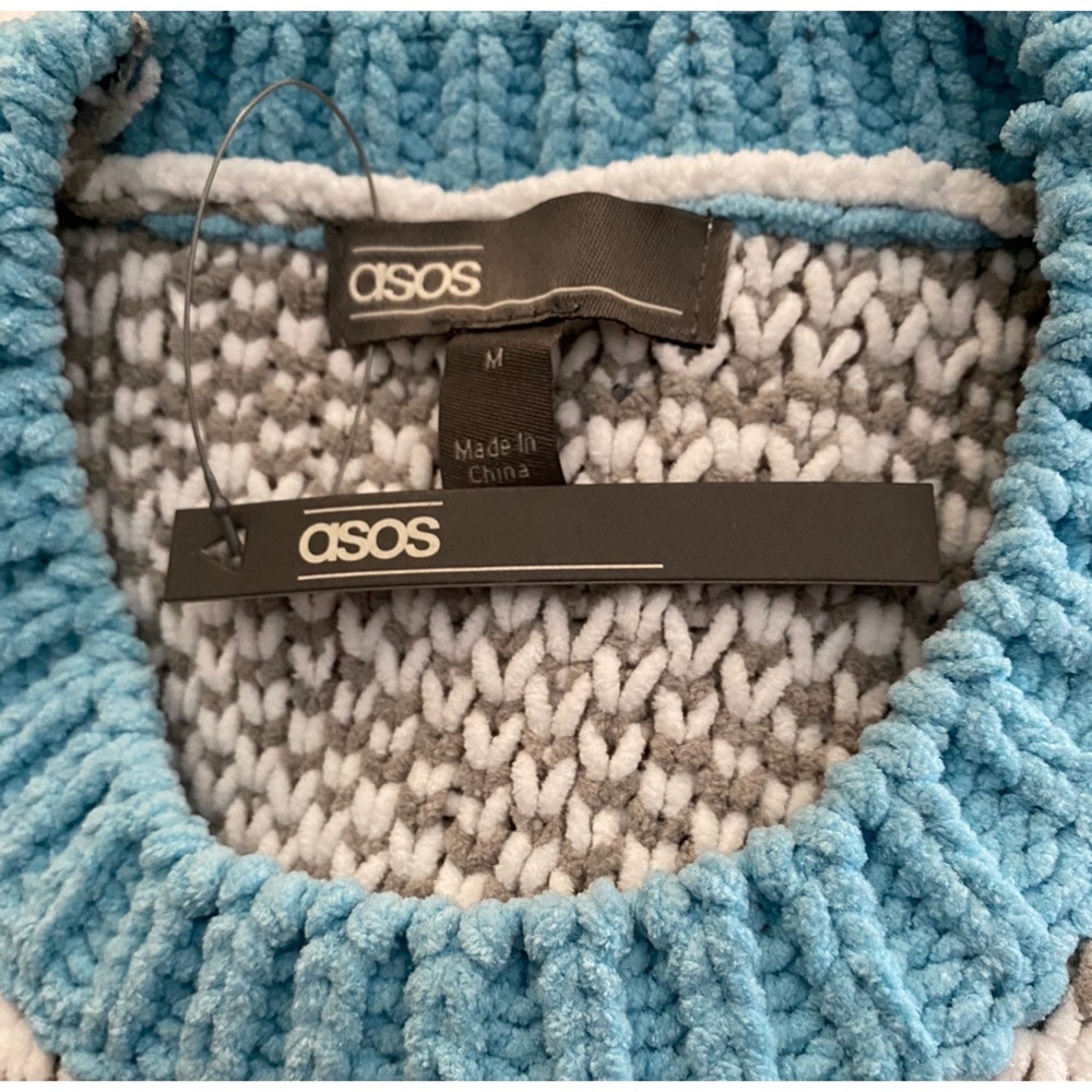 ASOS Multicolor Patterned Crewneck Sweater - Picture 6 of 9